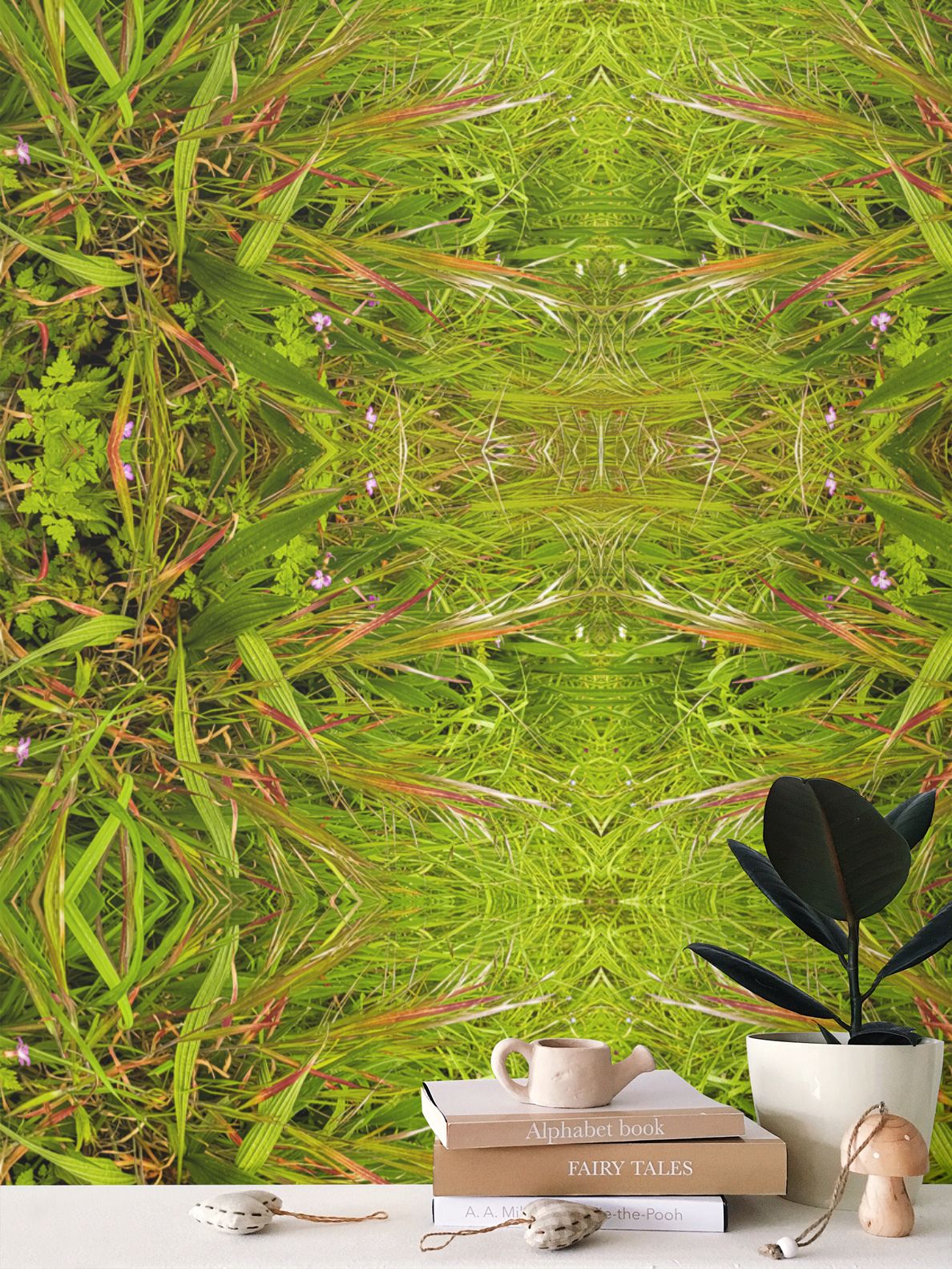 Wallpaper - Grass is Greener #2 - Psychedelic Voyager Art Collection.