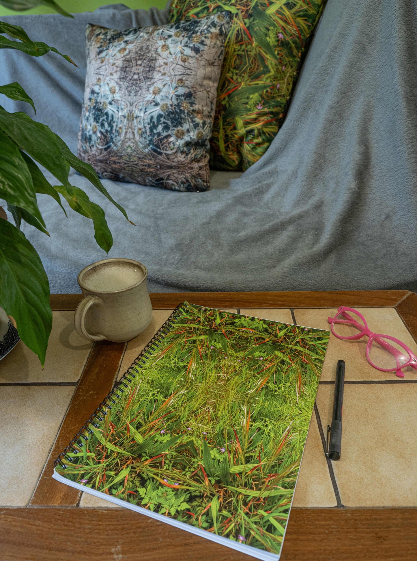 Notebook - Grass is Greener #2 - Psychedelic Voyager Art Collection