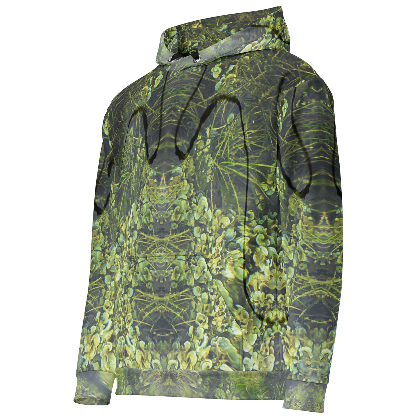 Unisex Hoodie - Croatian Water Angel Print - Psychedelic Voyager Art Collection