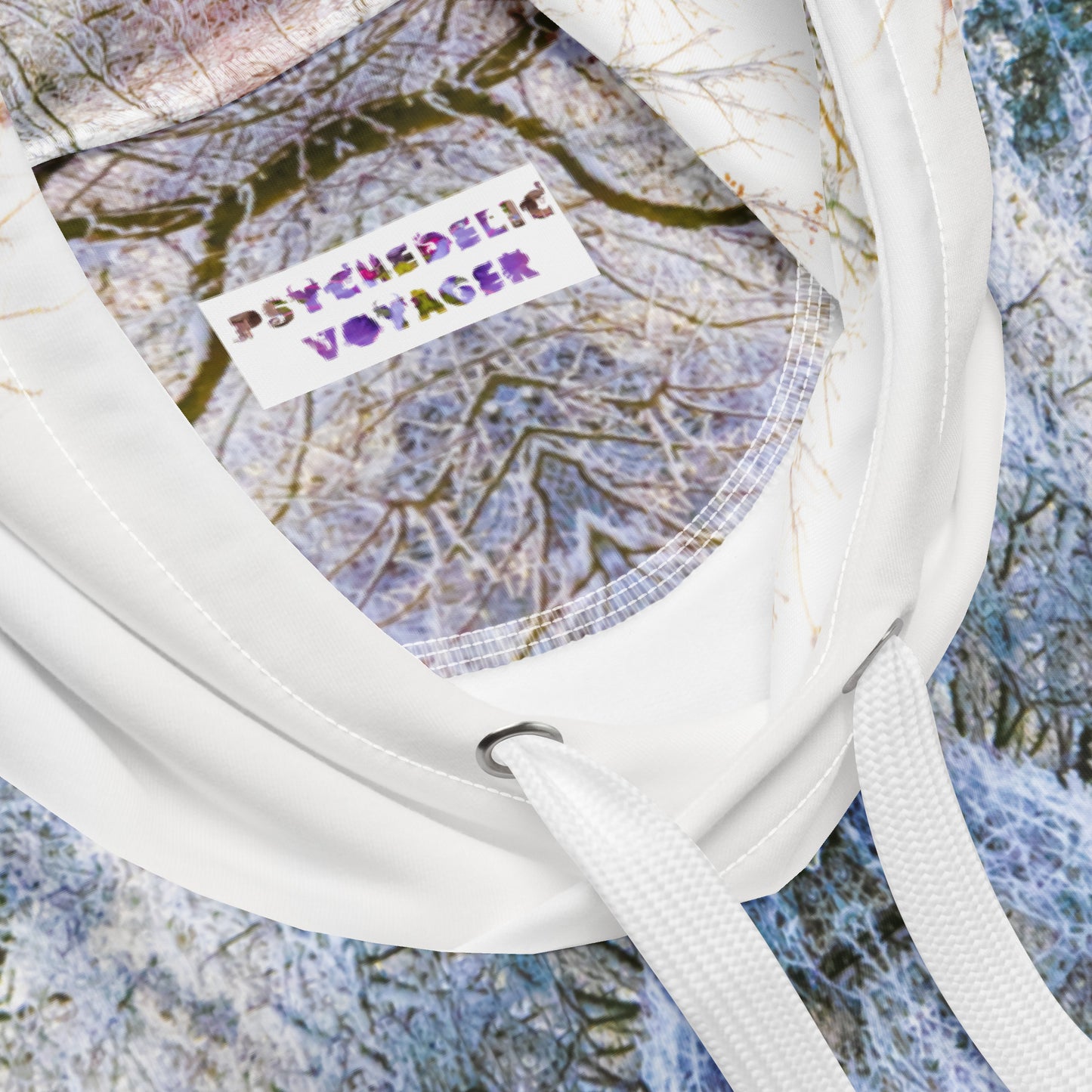 Unisex Hoodie - Ice Goddess Print - Psychedelic Voyager Art Collection