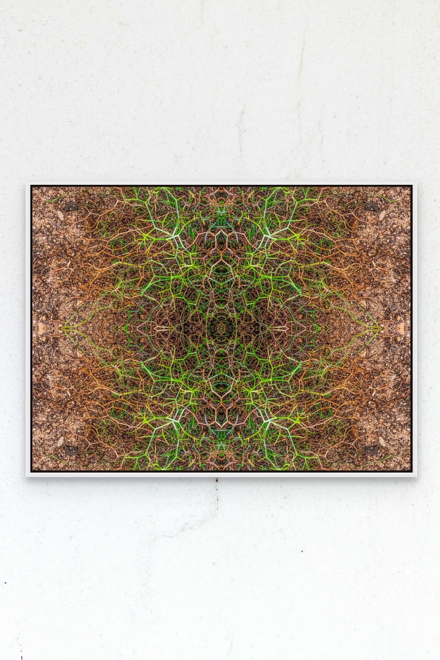 Gilcee Print Fuertradventura - Mirrored Photographic Art by Psychedelic Voyager Art Collection.