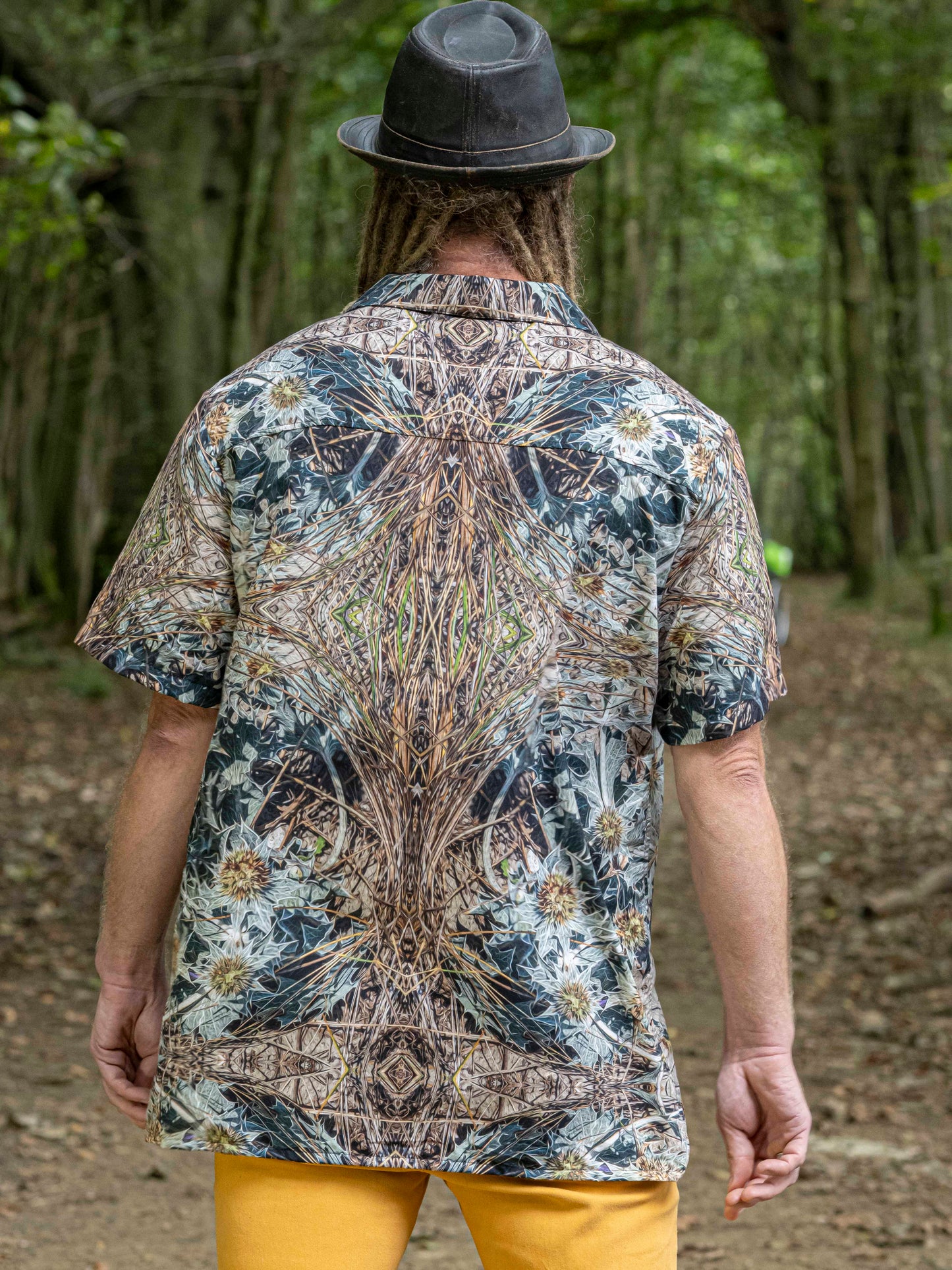 Unisex button shirt - Lysergic Journey - Psychedelic Voyager Art Collection