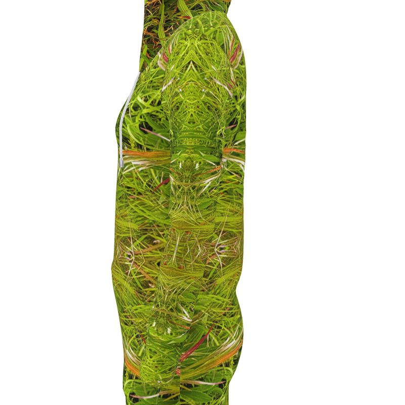 Hoodie Dress - Grass is Greener Print - Psychedelic Voyager Art Collection