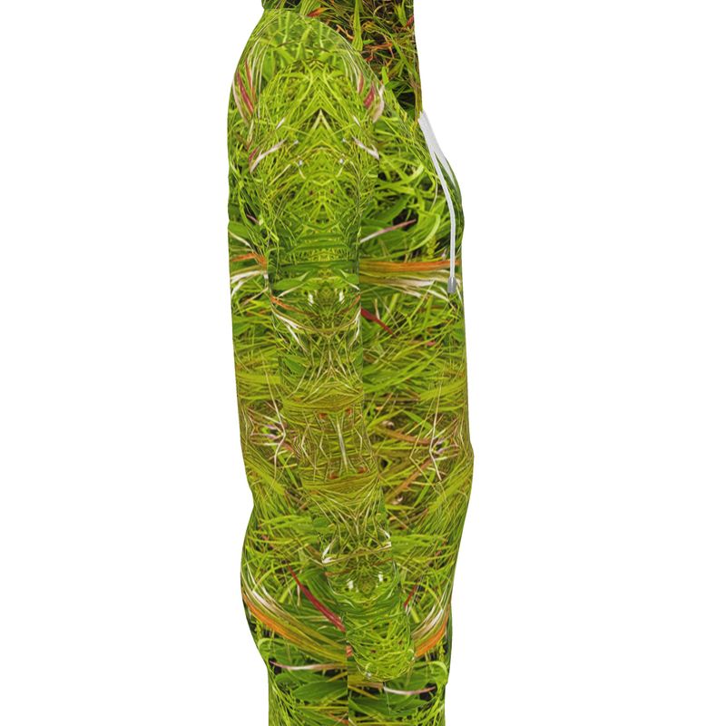 Hoodie Dress - Grass is Greener Print - Psychedelic Voyager Art Collection