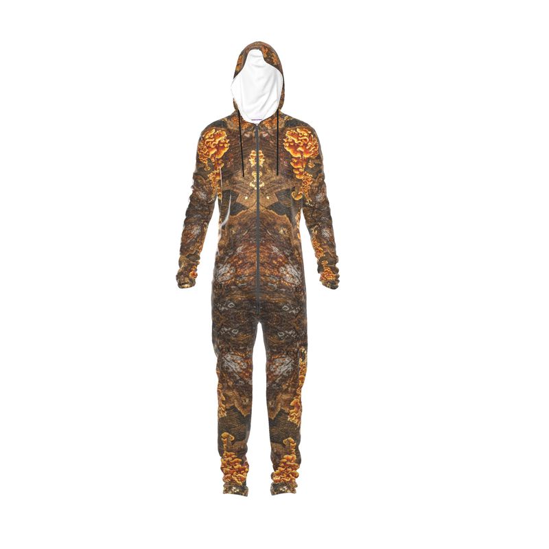 Hazmat Suit - Tribal Fungal Symphony Print - Psychedelic Voyager Art Collection