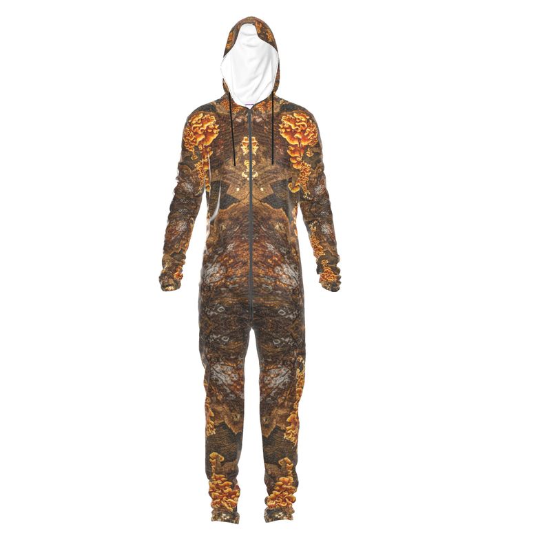 Hazmat Suit - Tribal Fungal Symphony Print - Psychedelic Voyager Art Collection