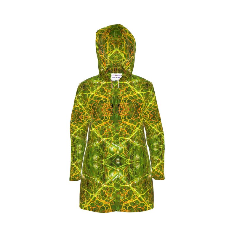 Womens Hooded Rain Coat Eden Sweet Fennel