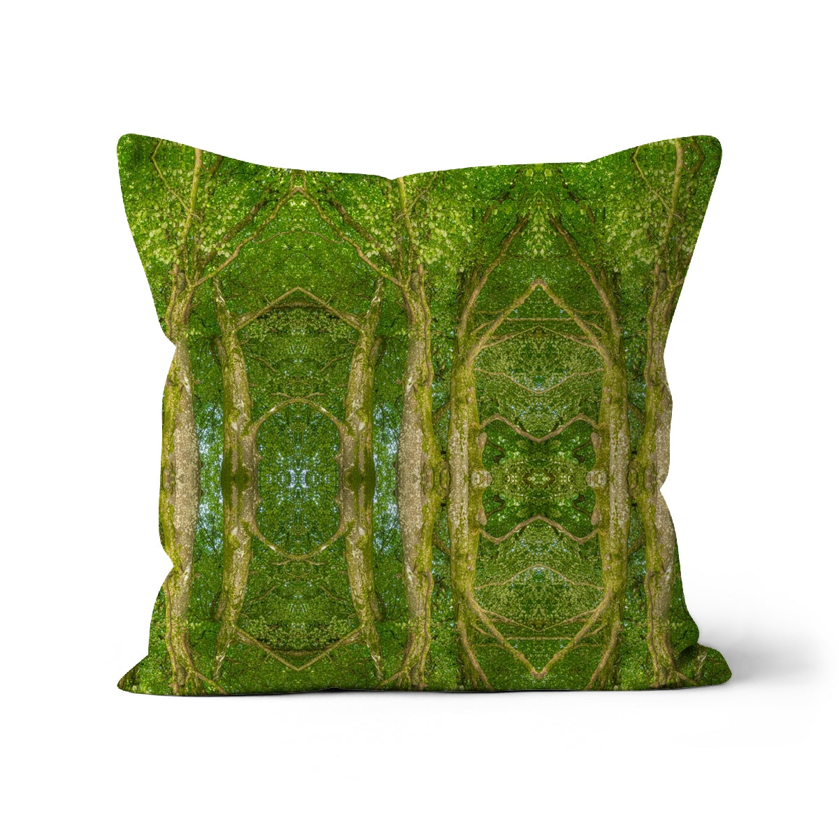 Pillow - Fagus Cathederal of Trees Print - Heligan Beech Tree - Psychedelic Voyager Art Collection.