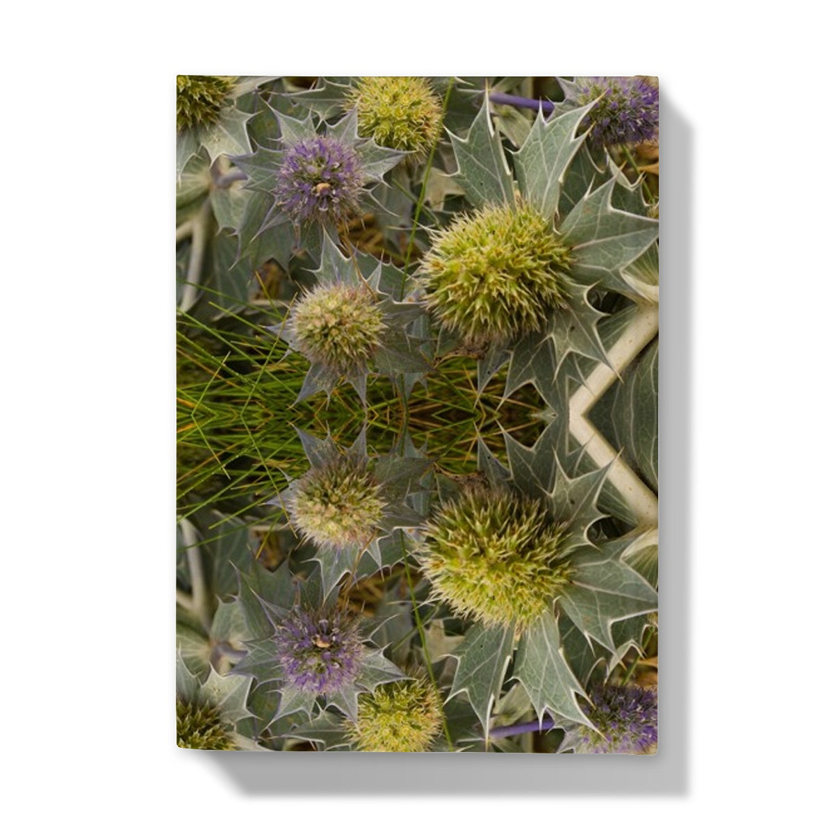 Hardback Journal - Sea Holly Matrix - Psychedelic Voyager Art Collection