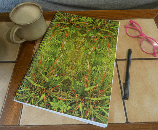 Notebook - Grass is Greener #2 - Psychedelic Voyager Art Collection