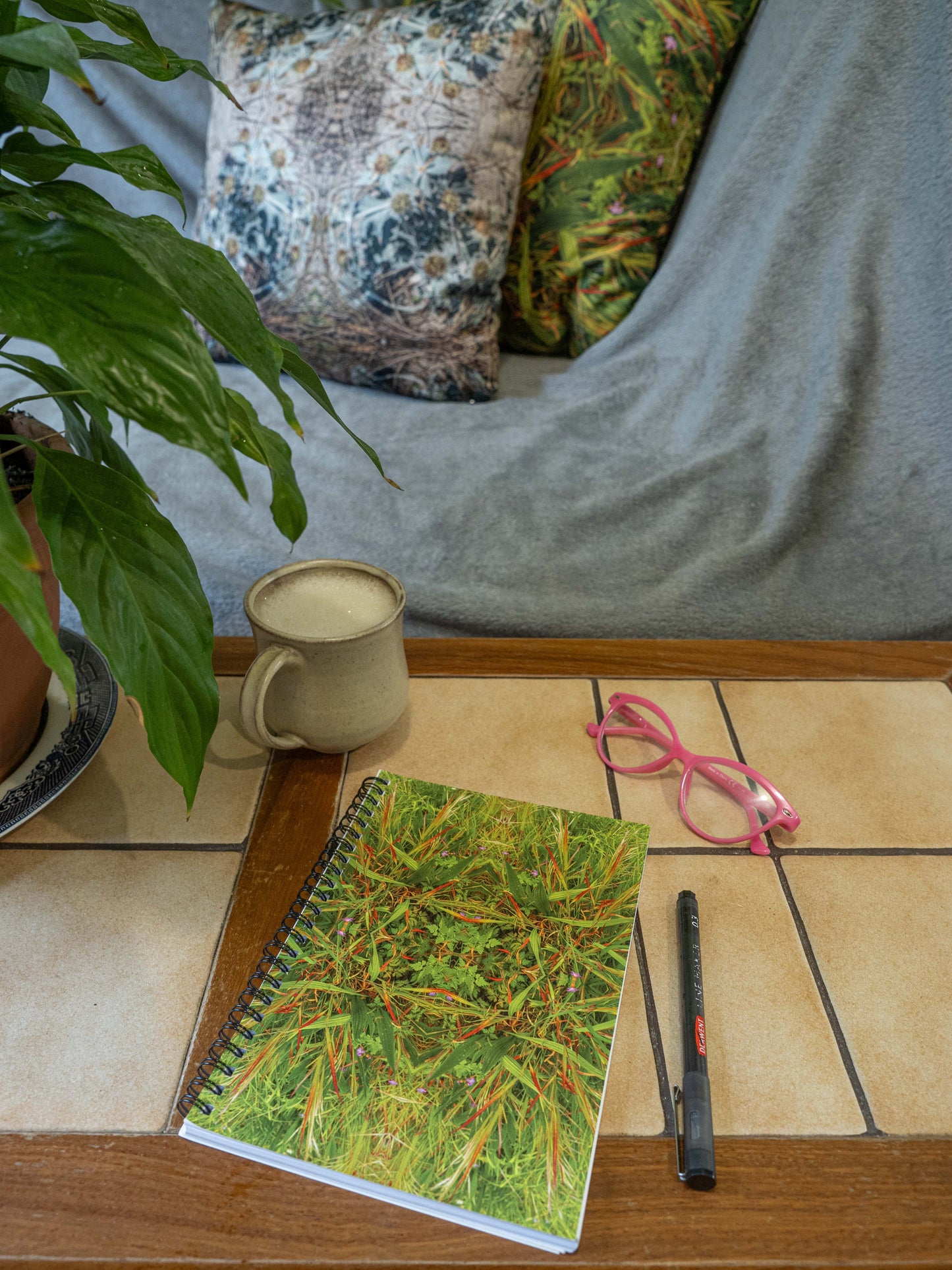 Notebook - Grass is Greener #2 - Psychedelic Voyager Art Collection