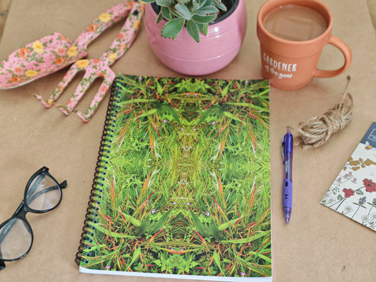 Notebook - Grass is Greener #1 - Psychedelic Voyager Art Collection