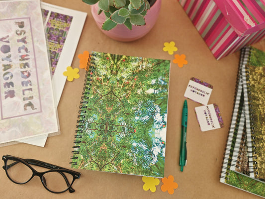 Notebook - Autumn Equinox - Psychedelic Voyager Art Collection