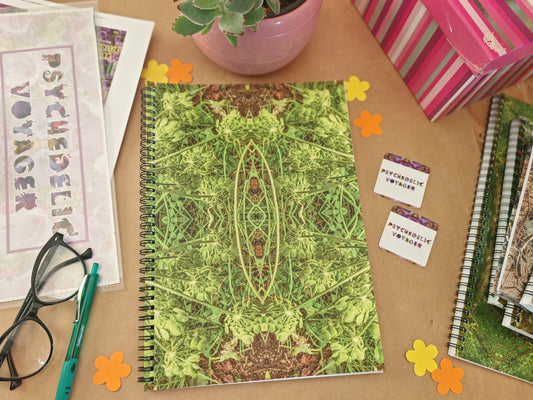 Notebook - Cow Parsley #2- Psychedelic Voyager Art Collection