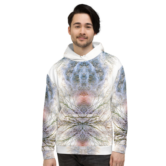 Unisex Hoodie - Ice Goddess Print - Psychedelic Voyager Art Collection