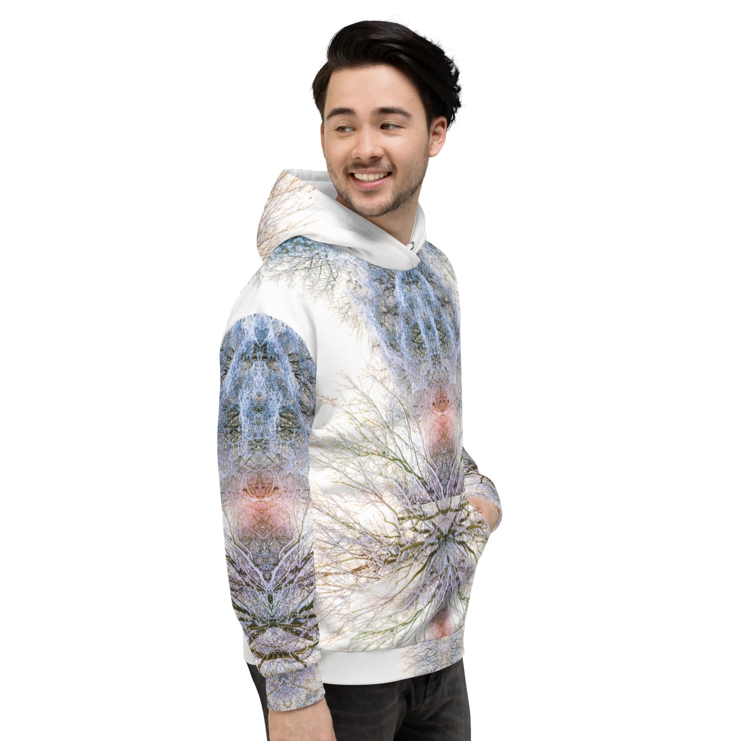 Unisex Hoodie - Ice Goddess Print - Psychedelic Voyager Art Collection