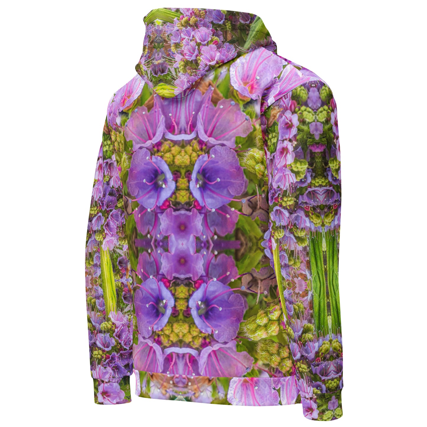 Unisex Hoodie - Echium Pink Fountain #2 Print - Psychedelic Voyager Art Collection