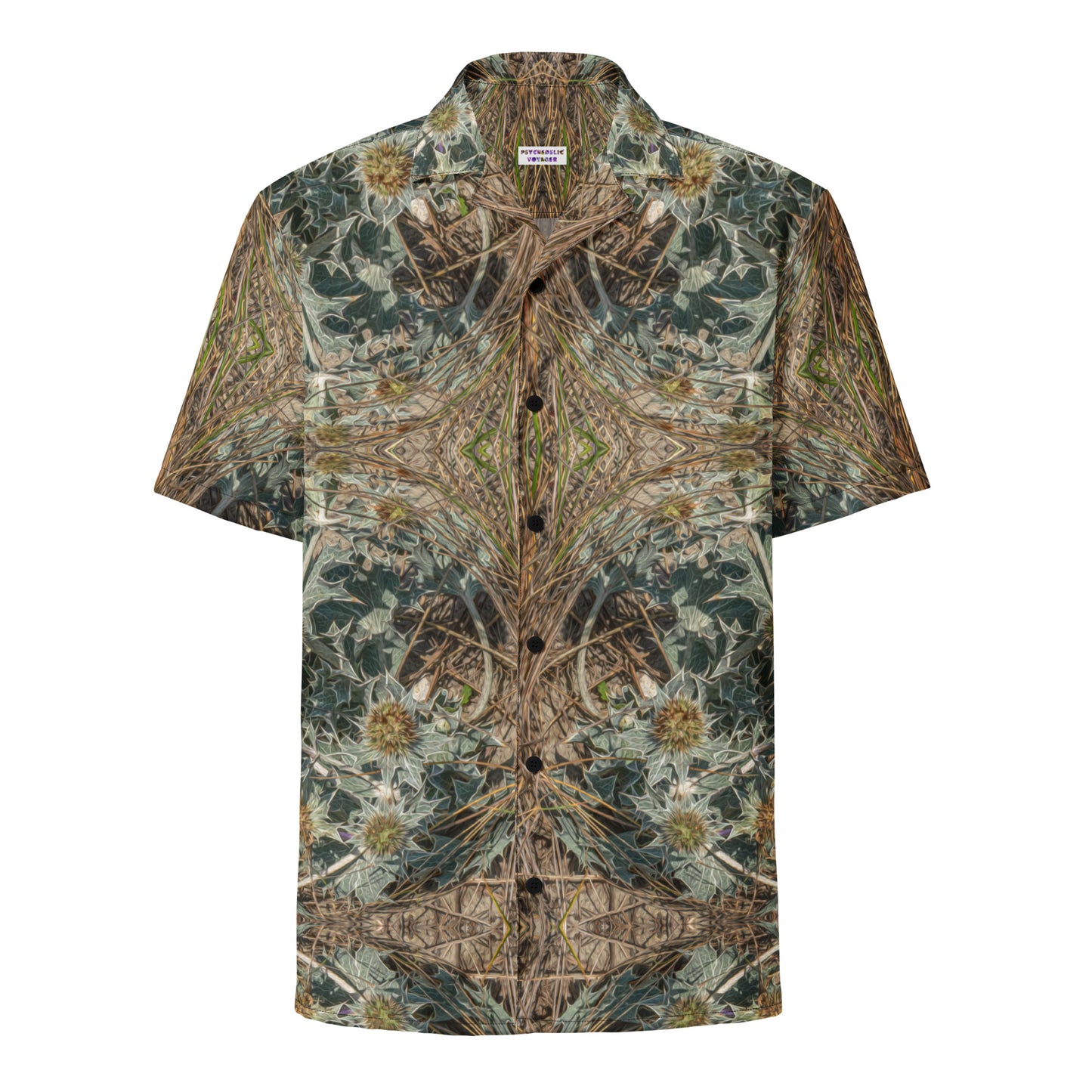 Unisex button shirt - Lysergic Journey - Psychedelic Voyager Art Collection