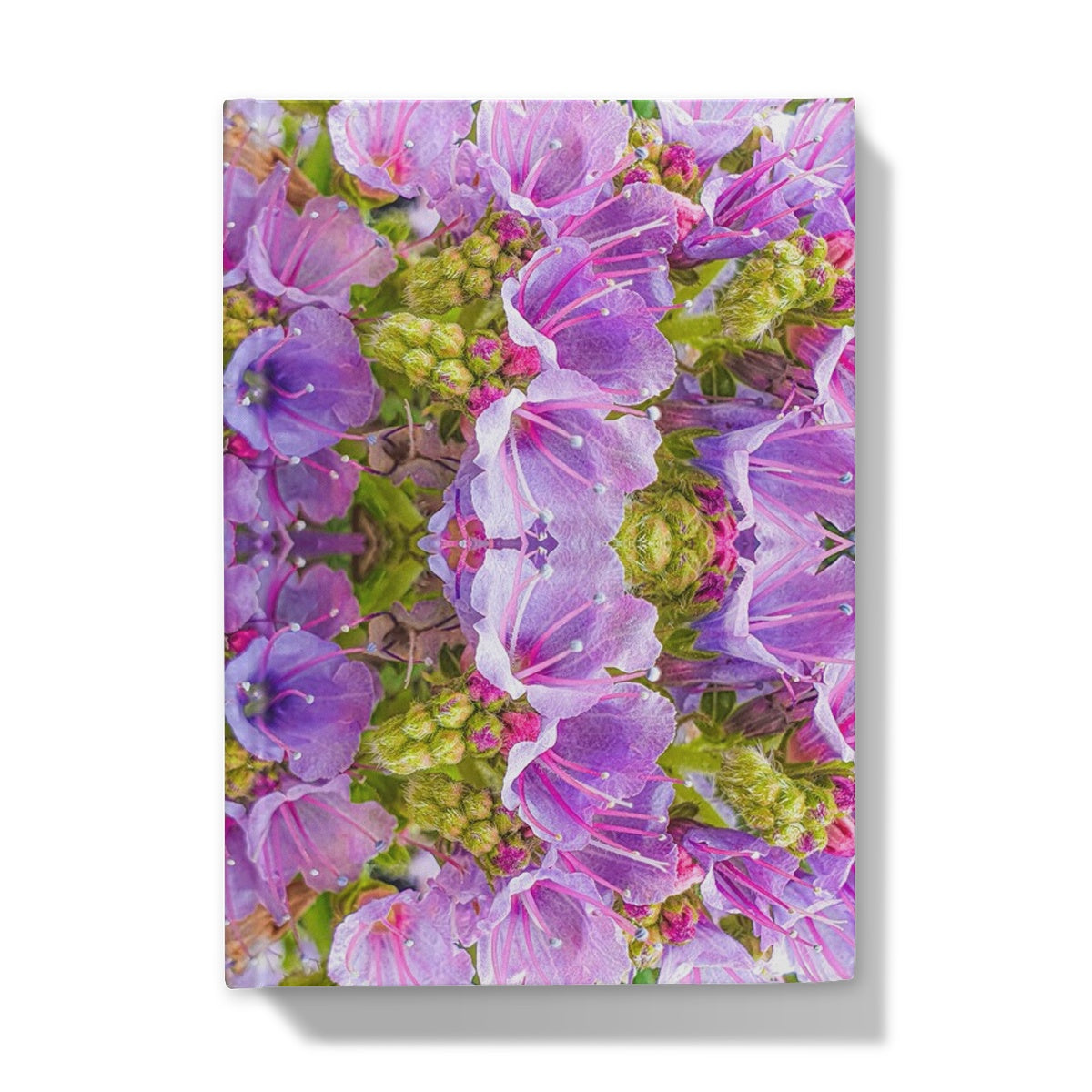 Hardback Journal - Echium Pink Fountain - Psychedelic Voyager Art Collection