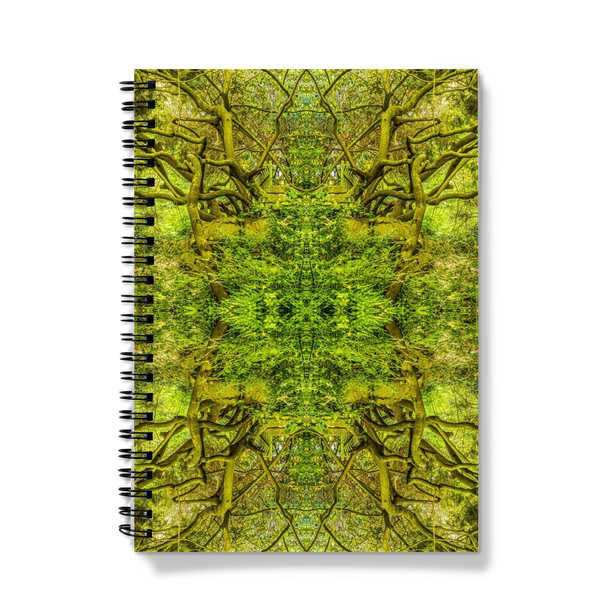 Notebook -Tree Temple Portal - Psychedelic Voyager Art Collection