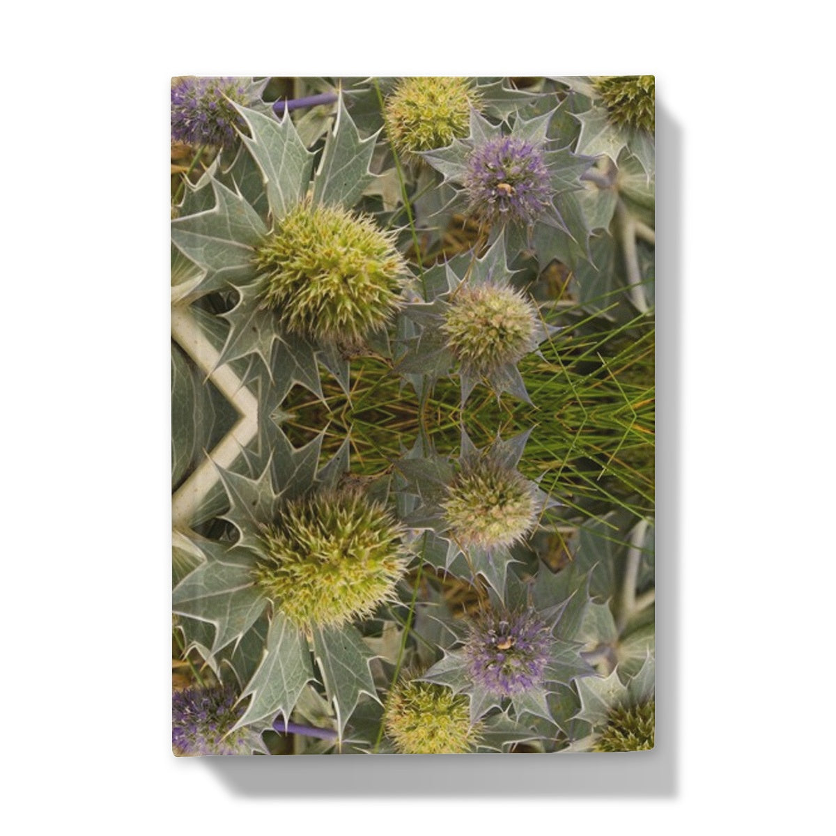 Hardback Journal - Sea Holly Matrix - Psychedelic Voyager Art Collection